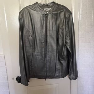 woman's Alfani leather jacket